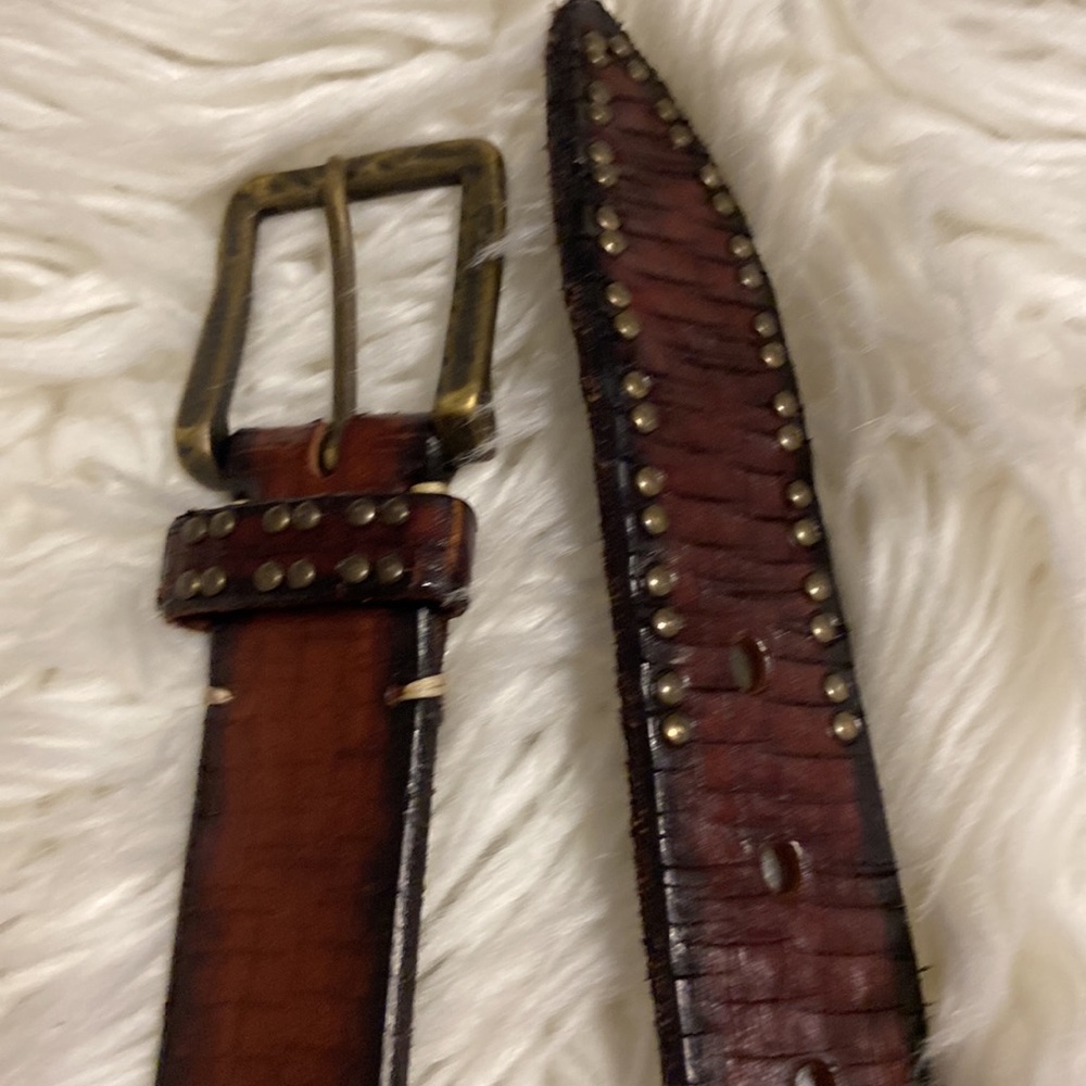 Martin Dingman Bridle Leather Man Belt excellent condition see all photos - Picture 7 of 16